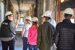 Hard Hat Tour of the Abandoned Ellis Island Hospital Complex