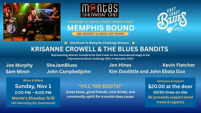 Fundraiser - Krisanne Crowell & The Blues Bandits