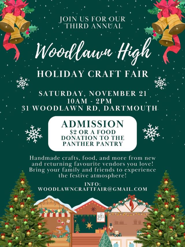 Woodlawn High School 3rd Annual Holiday Craft Fair