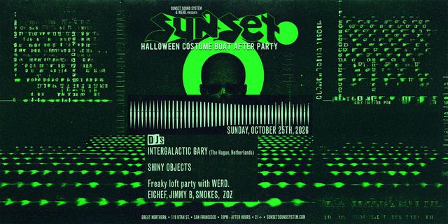 Sunset Sound System Halloween Costume Boat + After-Party 2026