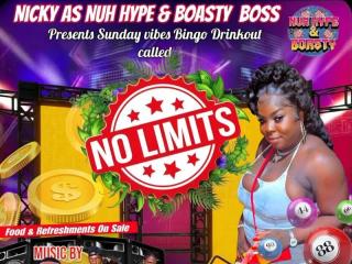 Sunday vibes Bingo Drinkout called NO LIMITS