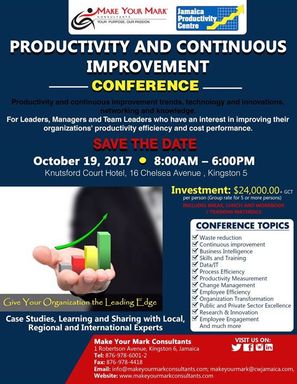 Productivity and Continuous Improvement Conference