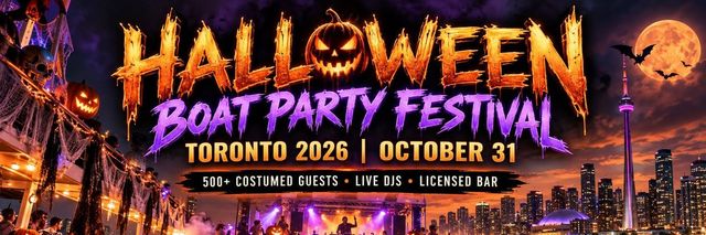 Halloween Boat Party Festival Toronto 2026