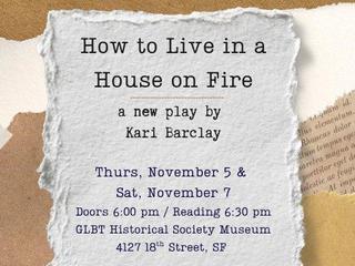 Performance & Talkback | How to Live in a House on Fire