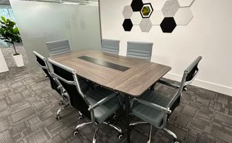 Miami-Brickell Ave luxury Conference room.