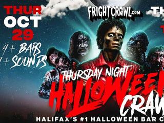 The Fright Crawl | Halifax Halloween Bar Crawl 2026 | Thurs, October 29
