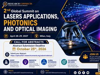 2nd Global Summit on Lasers Applications, Photonics and Optical Imaging