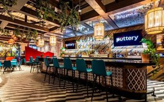 Semi-private area for social and corporate events - full bar, catering and staff