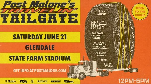 Post Malone's Travelin' Tail Gate