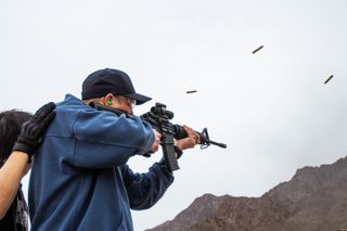 Las Vegas Outdoor Machine Gun and Rifle Shooting with Shuttle