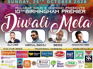 Birmingham Diwali Mela 2026