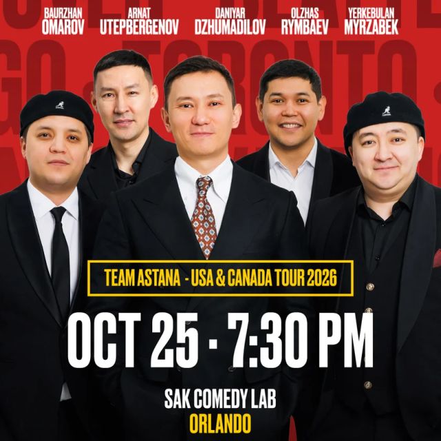 Team Astana in Orlando