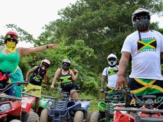 ATV, Bamboo Rafting and Horseback Ride Tour from Montego Bay 