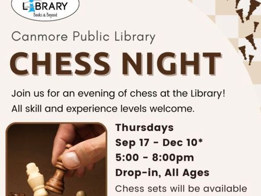 Chess Night At The Canmore Public Library