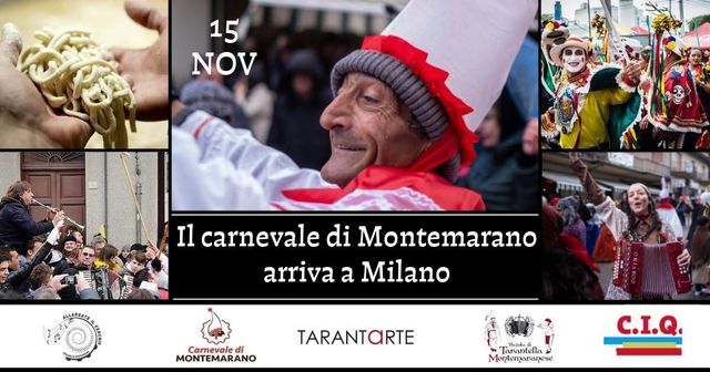 Il carnevale di Montemarano arriva a Milano - Musica, danza e tradizione