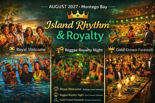 Sunset and Shenanigans - Montego Bay - Island Rhythm & Royalty