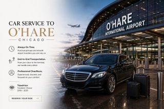 O'Hare Airport Transfer to Chicago by Luxury Sedan - Inside Meet