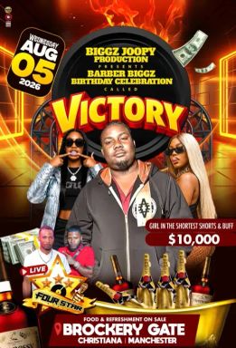 Barber Biggz Birthday Celebration called Victory