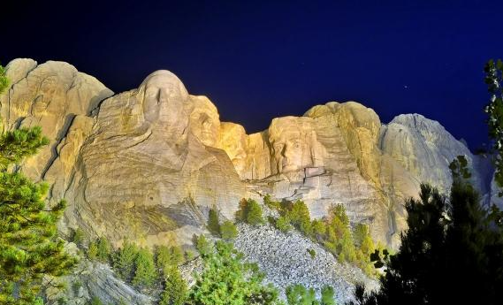 Mount Rushmore Lighting Ceremony