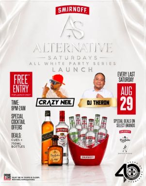 Alternative Saturdays All White Party Series Launch