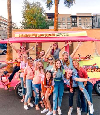 Arizona Party Bike Scottsdale Spring Training Pre-Game Bar Crawl