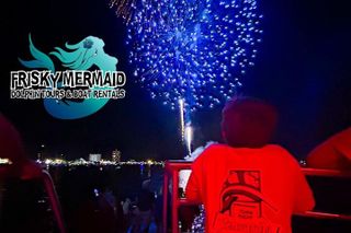 Frisky Mermaid Fireworks Cruise on Pensacola Beach