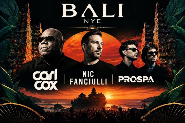 Carl Cox, Nic Fanciulli & Prospa NYE 2027