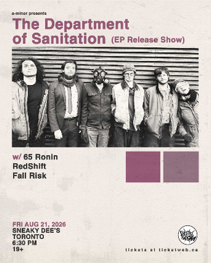 The Department of Sanitation w/ 65 Ronin, RedShift & Fall Risk
