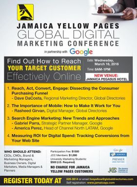 Jamaica Yellow Pages Digital Marketing Conference