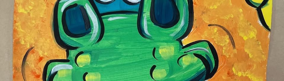 Whimsical Dragon Painting