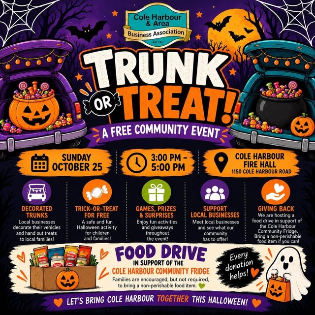 Trunk-or-Treat Hosted by Cole Harbour & Area Business Association