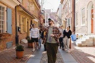 Seamus Walks Old City Philadelphia