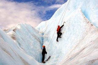 Helicopter Glacier Ice Climbing Tour