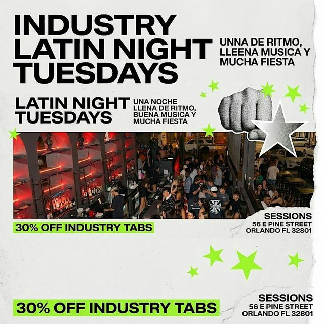 Industry Latin Night Tuesdays