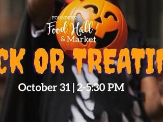 Trick or Treating at Founders' Food Hall & Market