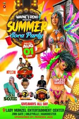 Wayne's Reno Presents His Summer Soca Party