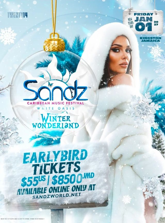 Sandz Caribbean Music Festival: White Oasis Winter Wonderland